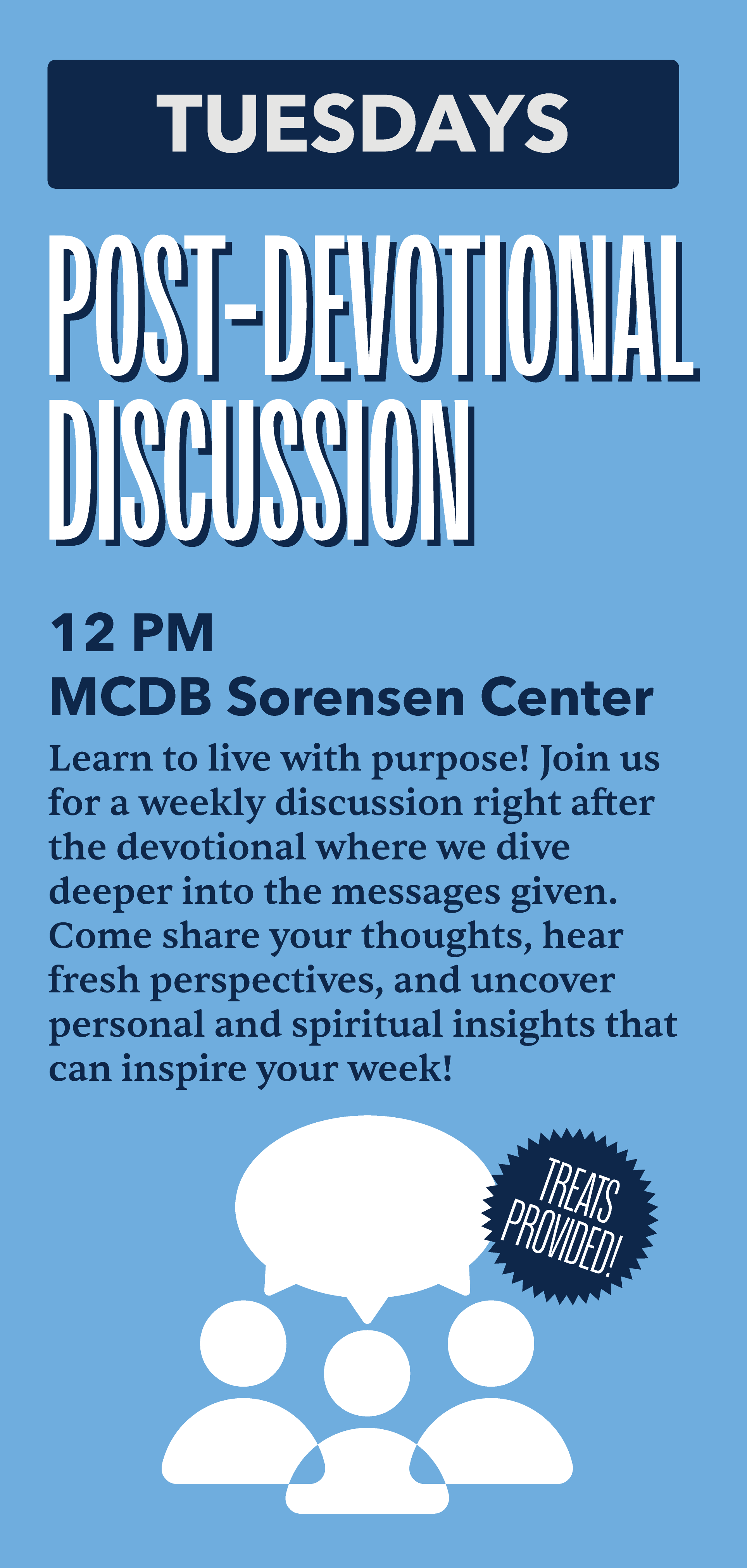 Join the Post-Devotional Discussion – Connect and reflect with fellow students after BYU devotionals