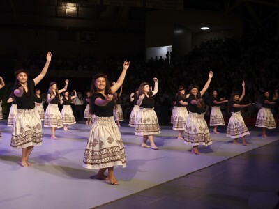 A group of people dancing at culture night
