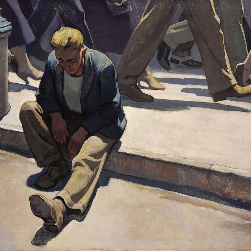 Maynard Dixon, “Forgotten Man,” 1934