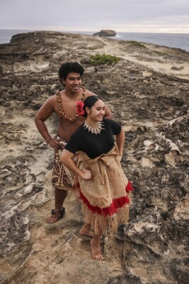 Samoa Club posing for a photo