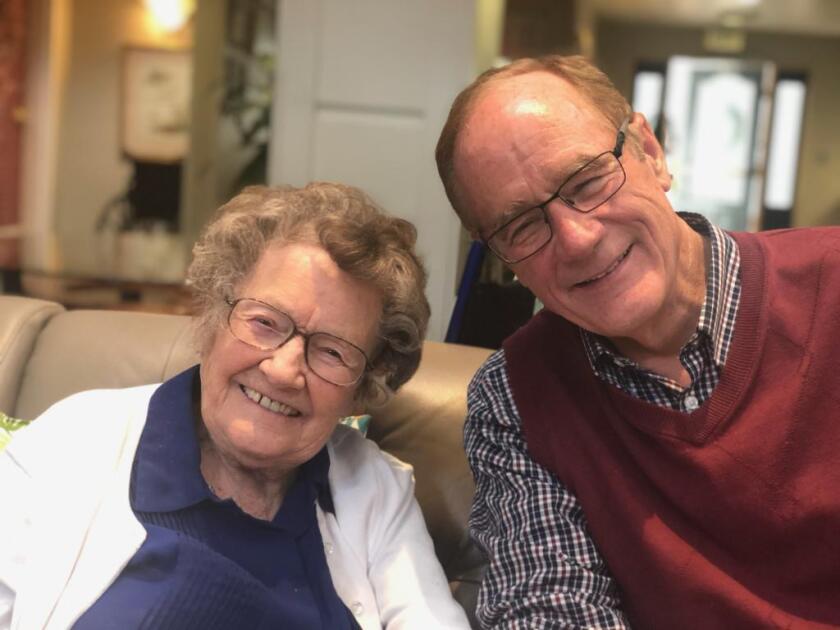 President Tanner with his mother Athelia