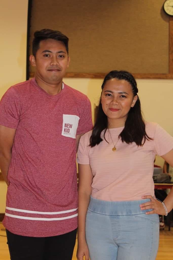 Morian and Carrah Louise Labis when they were early in their friendship.