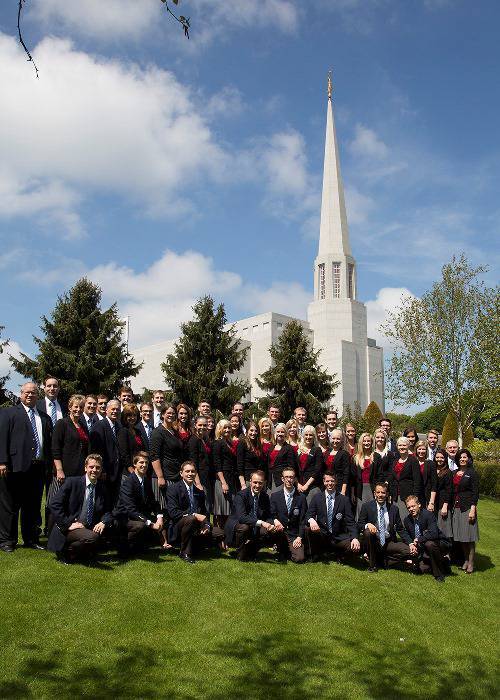The Ballroom Dance Company meets along the River Ribble in Preston, England, to discuss early Church history and the first baptisms of the church in England in 1836.