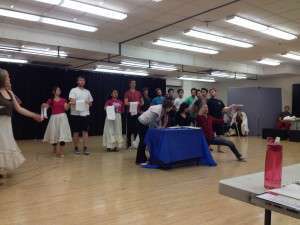 "Be Our Guest" Running the show, October, 2015