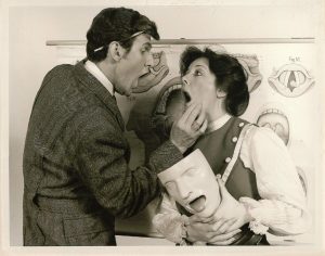 An image of two actors from the My Fair Lady play