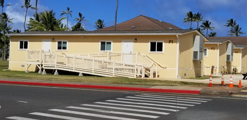 Portable Buildings on BYUH Campus