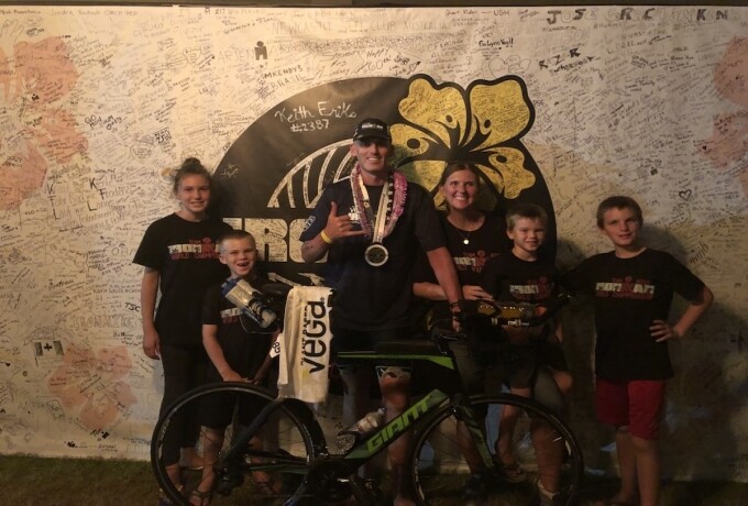 A family gathers for a picture