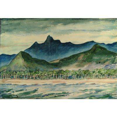 south sea island landscape