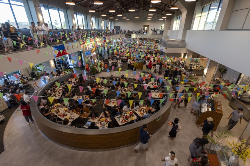 Banyan Dining Hall top shot during the event