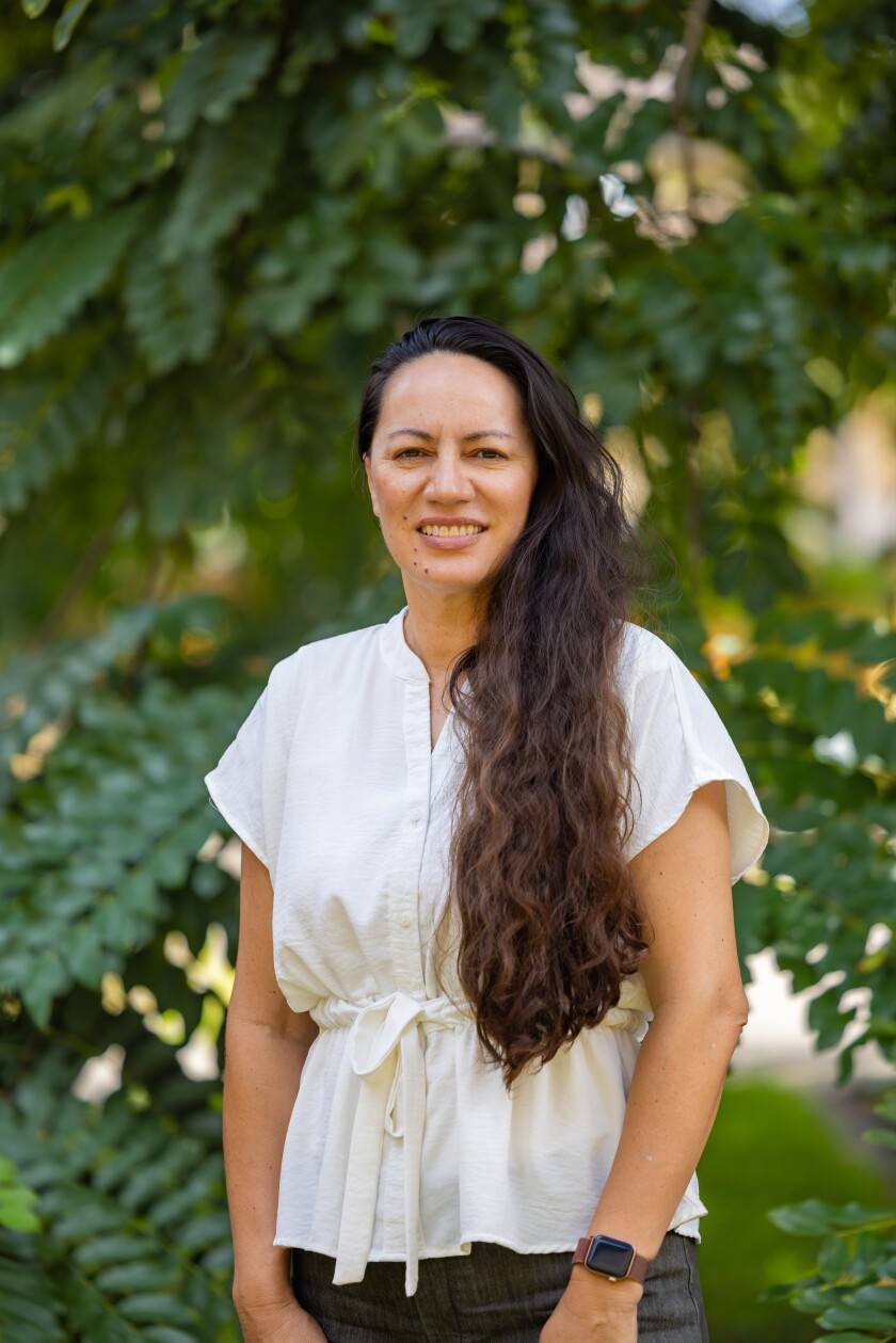 Professor Natasha Gillette posing for a portrait