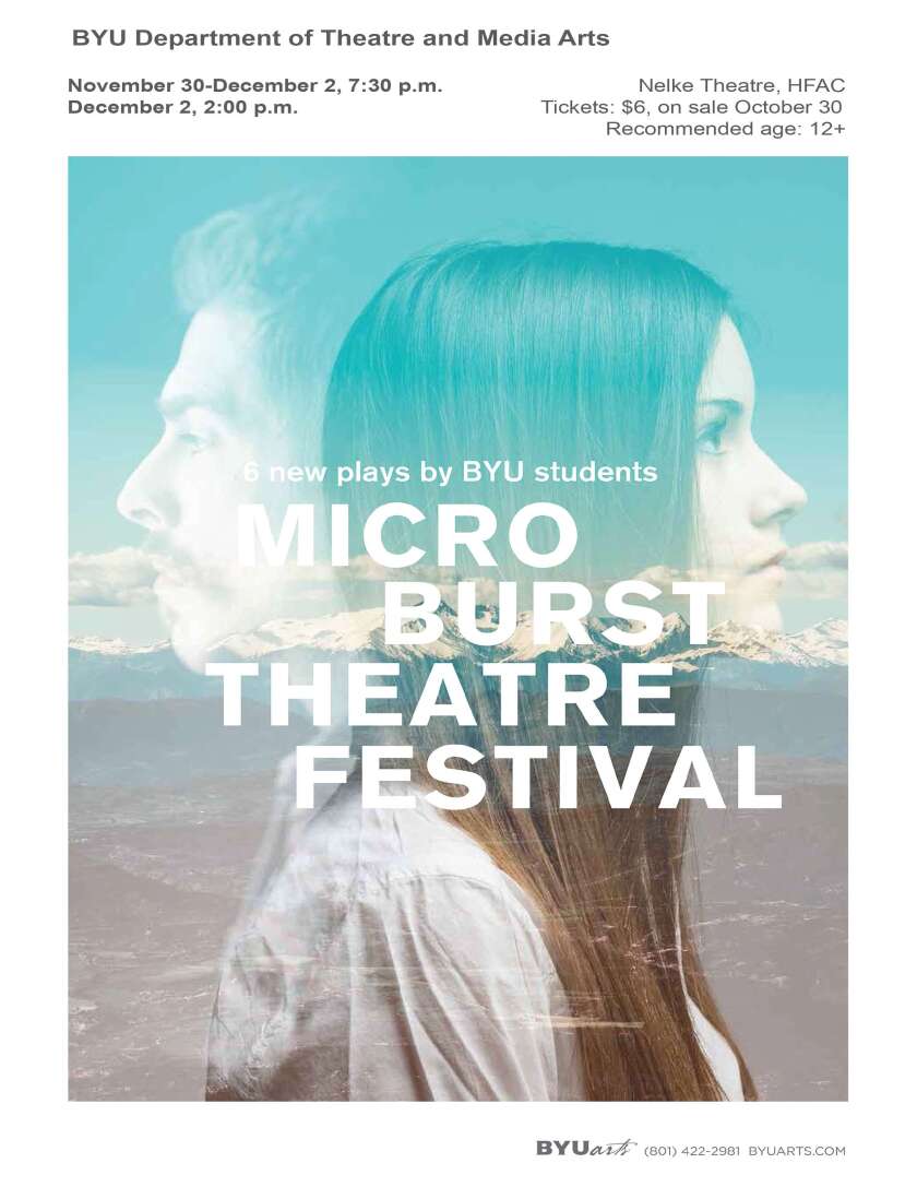 An image of the promo poster for Microburst theatre