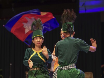 BYU–Hawaii culture night, student performing the dance