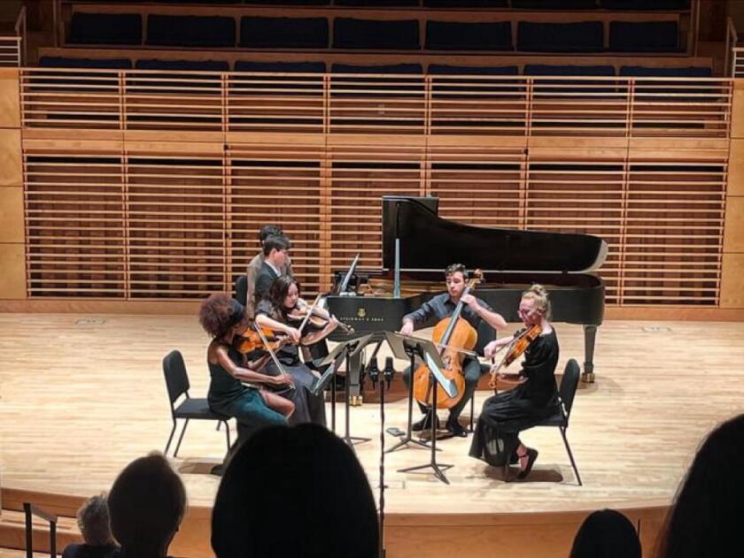 Performing with the Piano Quintet