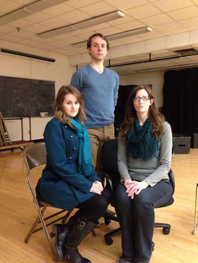 Becky Maskell (Anne de Bourgh), Ted Bushman (Mr. Darcy) and Hillary Straga (Lady Catherine de Bourgh).