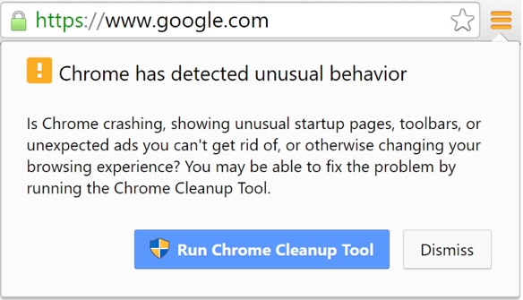 Google Chrome Cleanup Tool