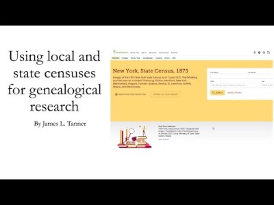 Using Local and State Censuses for Genealogical Research