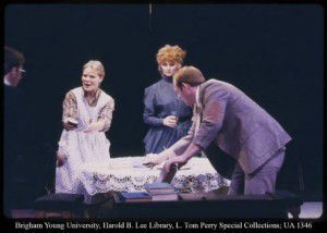 An image of a group of actors from the play Journey to Golgotha