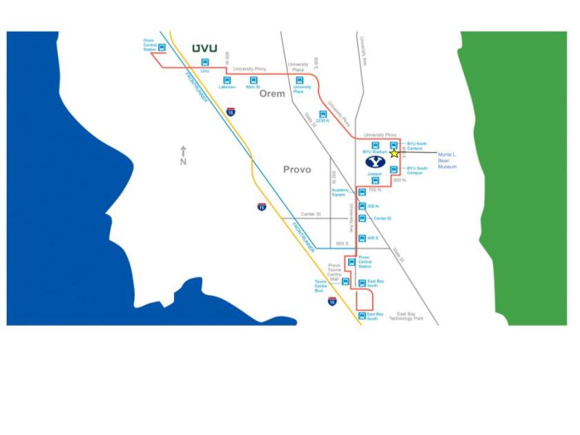 UVX Stops In Provo and Orem