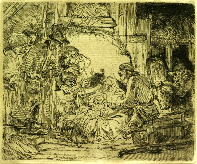 Rembrandt “The Adoration of the Shepherds with the Lamp (II/II)
