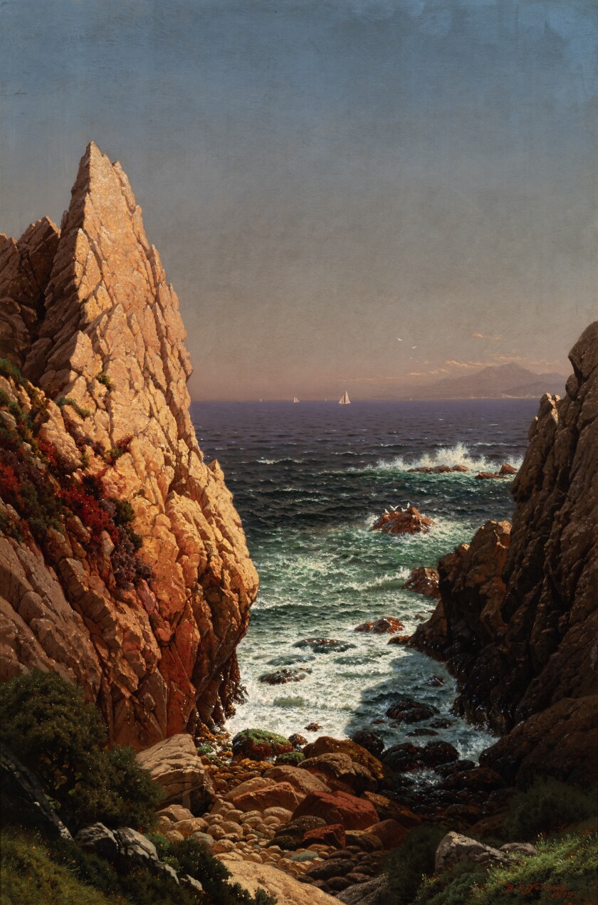 View of Monterey Bay, Raymond Dabb Yelland