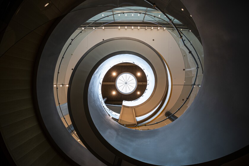 Image of The Joseph F. Smith Buildings Spiral Staircase