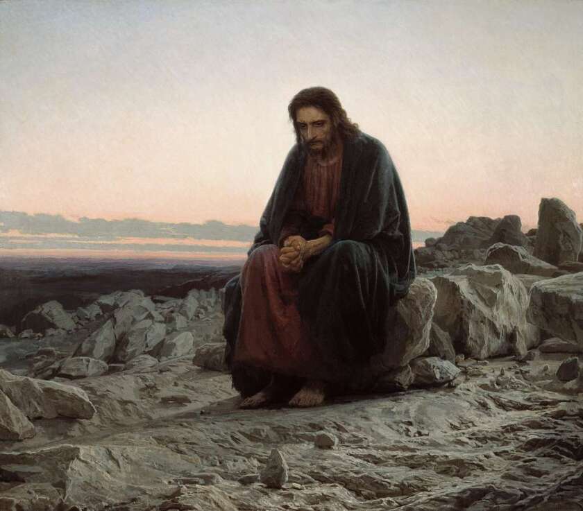christ in the wilderness