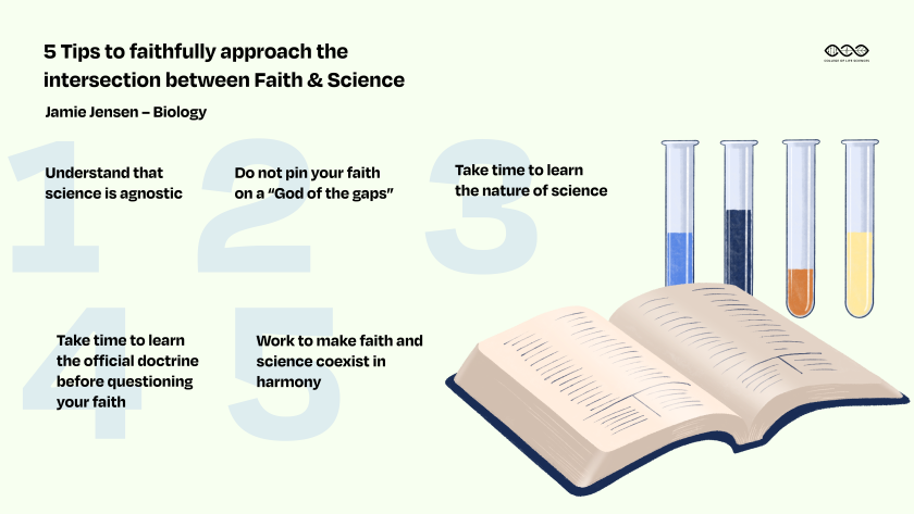 Faith and science infographic