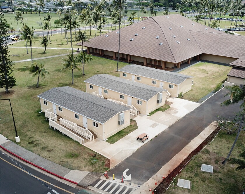 Portable Buildings on BYUH Campus