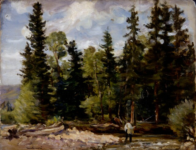 Mahonri Young, Pines and Fisherman
