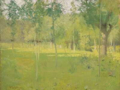 John Henry Twachtman, “Spring Landscape,” c.1900
