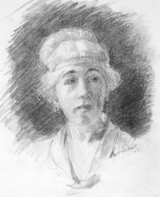 Self-Portrait: Minerva Teichert