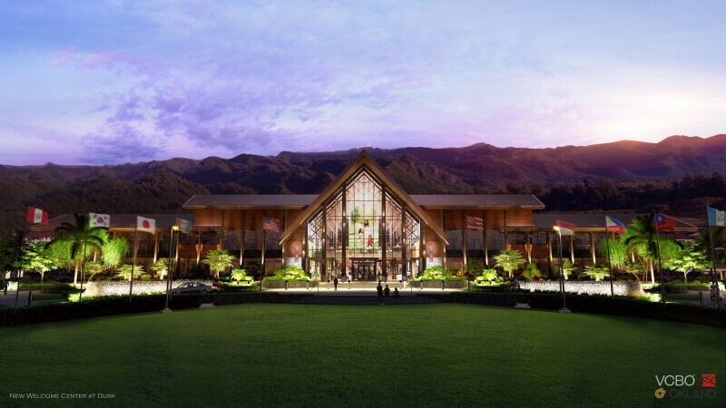 Rendering of the new McKay Welcome Center to be constructed over the next five years