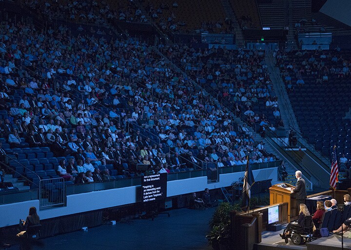 President Worthen Marriott Center