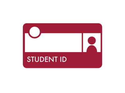 A graphic of a student ID card.