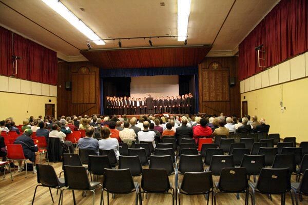 The inside of Hudson park high school