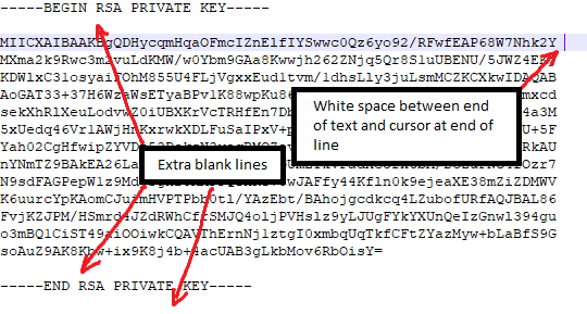 Image of a bad digital certificate