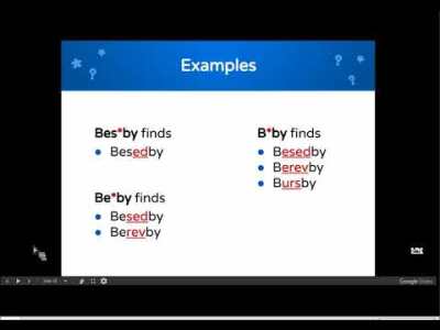 Getting Better Search Results with Wildcards