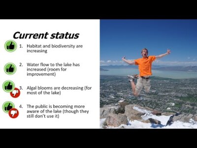 Current status and threats to Utah Lake (Ben Abbott)