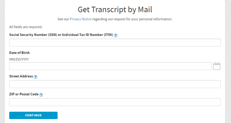 Verifying your Federal Tax Return