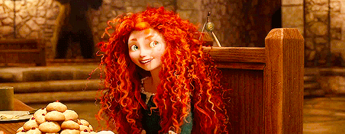 Merida Pulling a Face