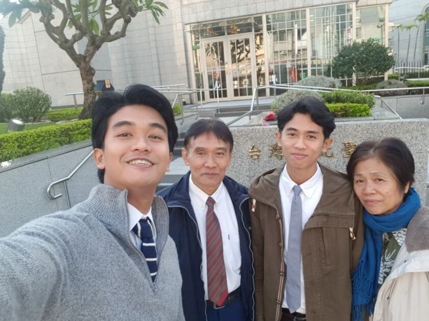 Weerawat and his family.