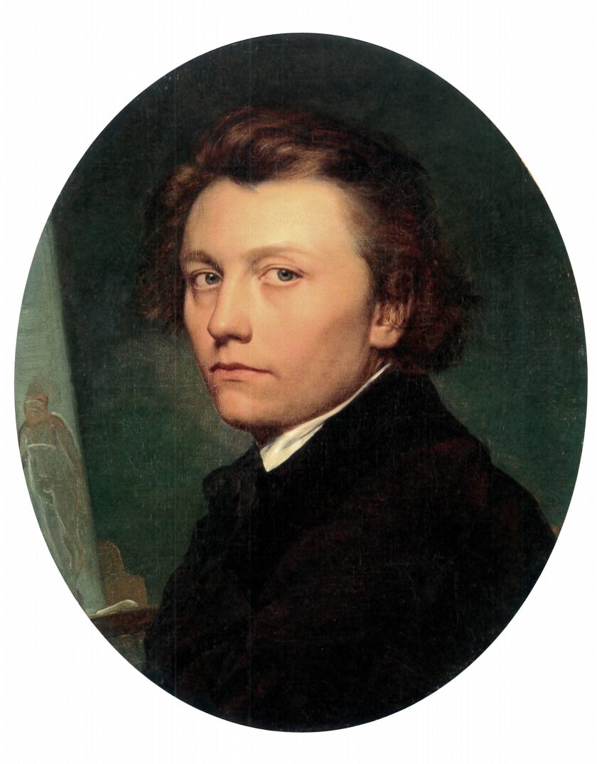 Carl Bloch, Self-Portrait, painting 1854