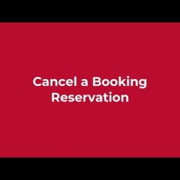 Cancel a Booking Reservation