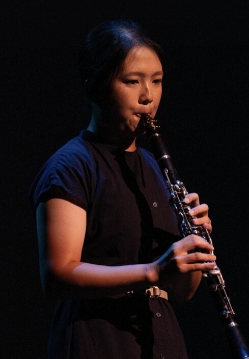 Haruna Sato playing an instrument