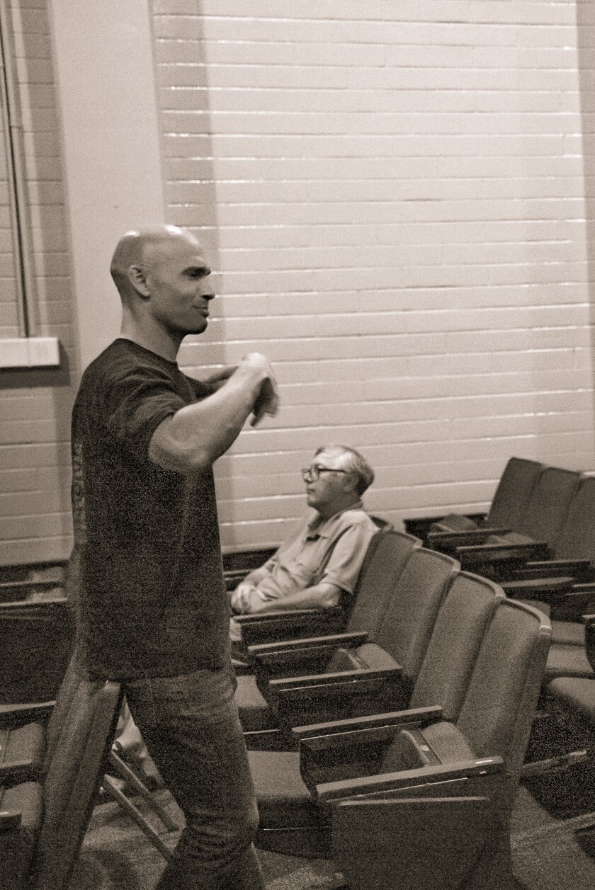 Professor Mason Allred discussing in the forum.