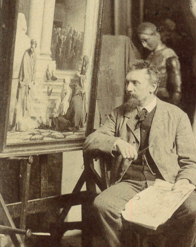 Bloch in his Studio, c. 1875