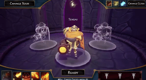 Vanguards GIF Start Character Choice