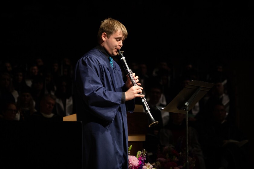 John Burton, Playing “Viktor’s Tale” From “The Terminal” by John Williams on the Clarinet
