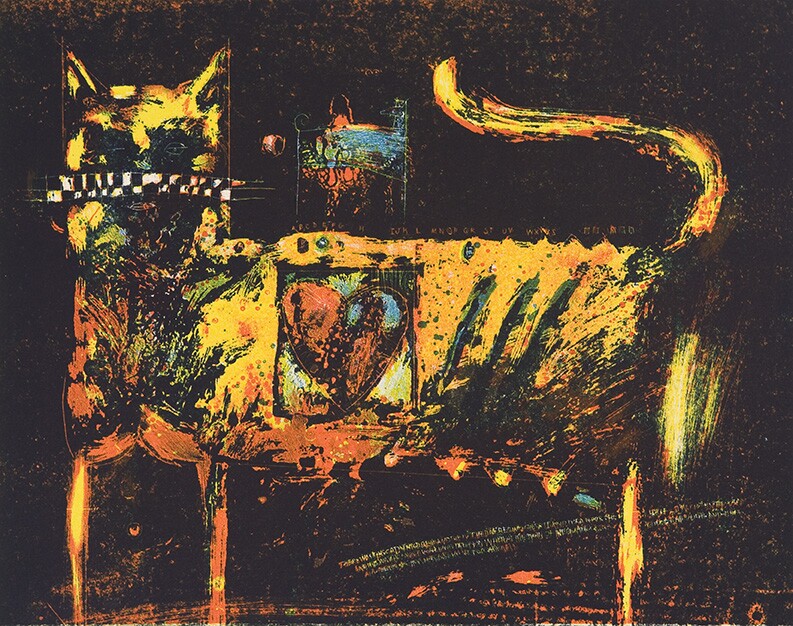 Yellow Cat Belonging to a Thinking Woman