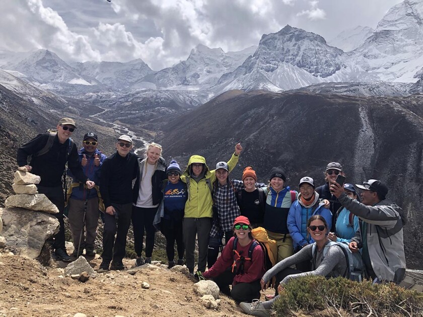 Students at Nepal Study Abroad